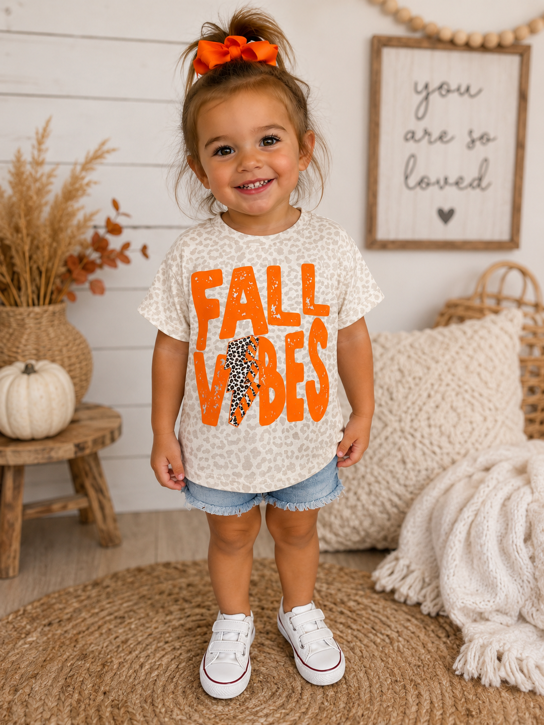 Wild Fall Vibes Kids T-Shirt