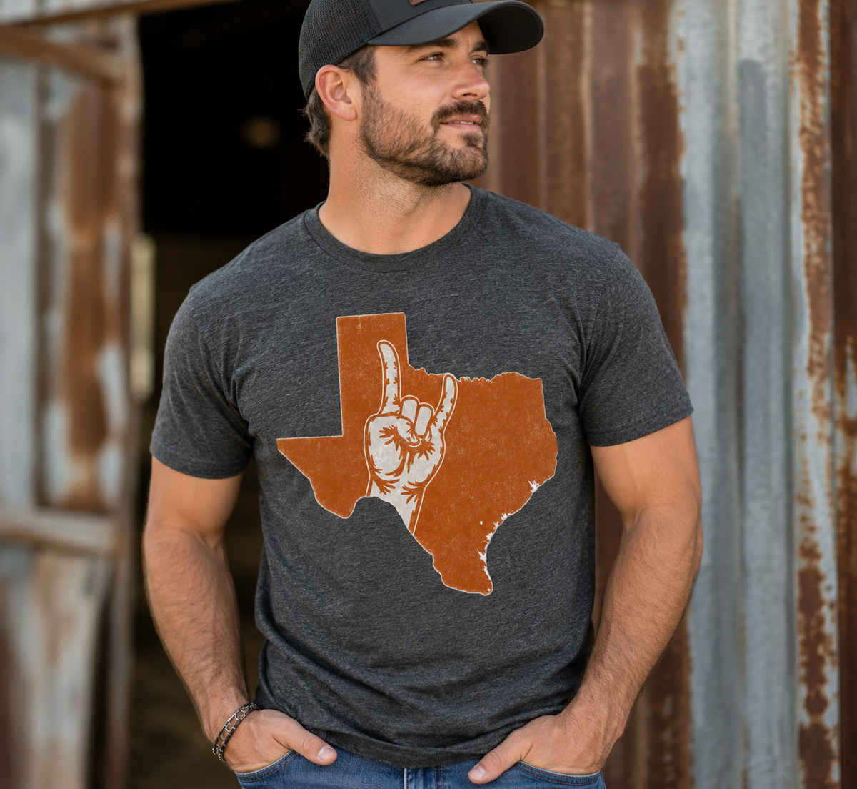 Horns up shirt