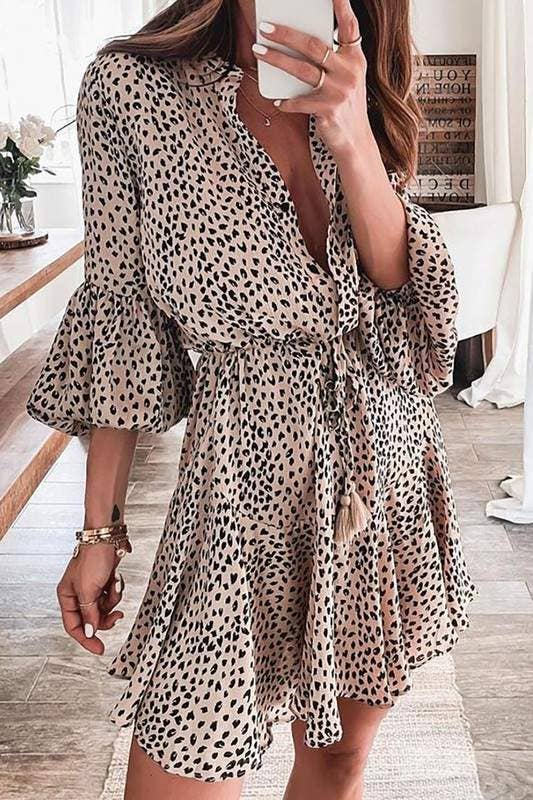 Leopard dress