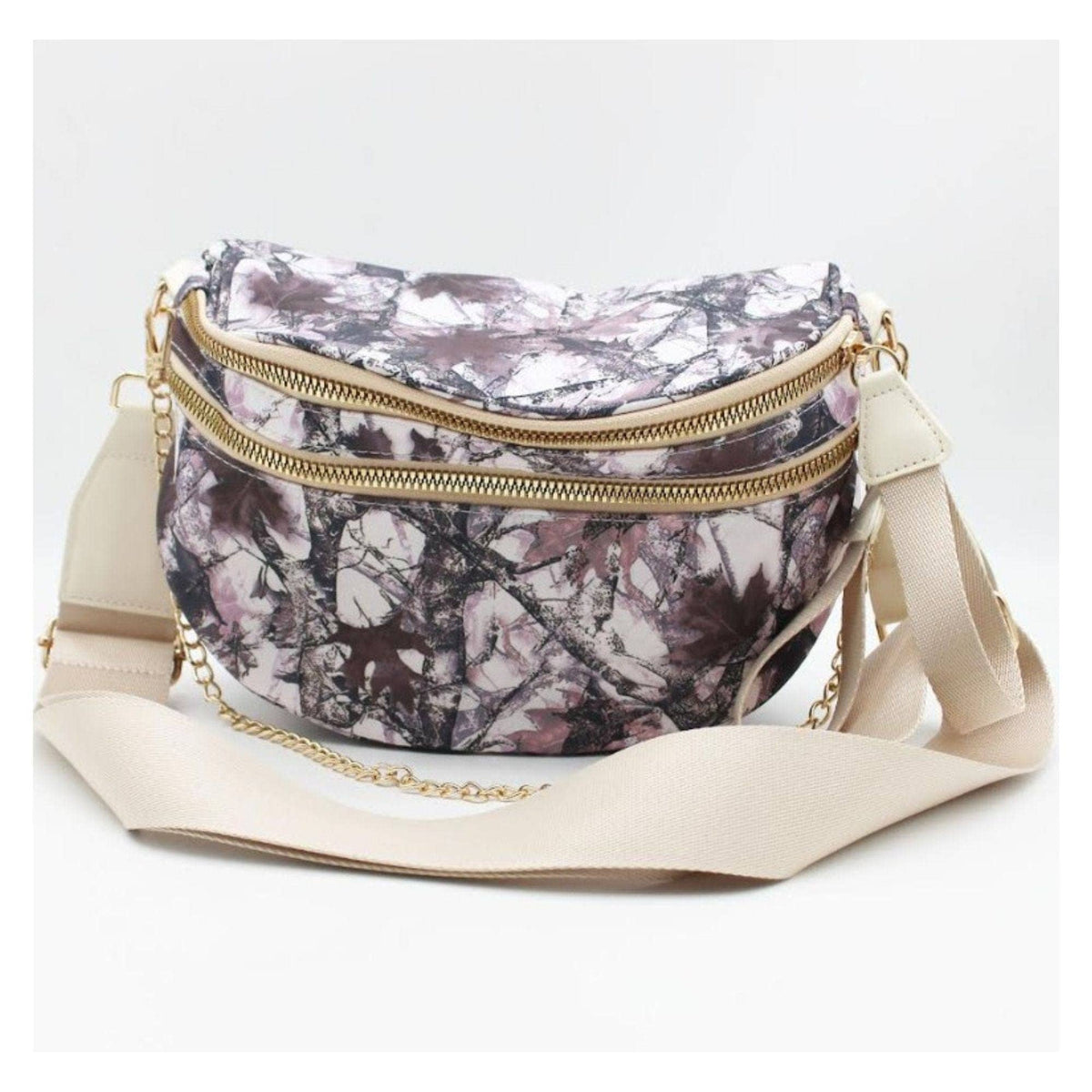SF221013 Camo Jungle Nylon Sling/Crossbody Bag